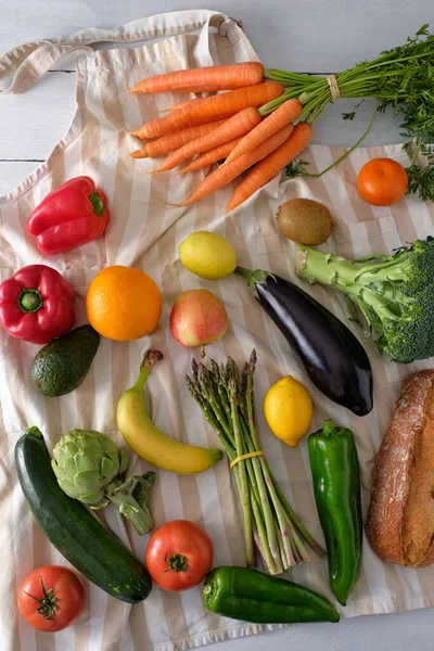 Variedad Verduras Frescas Arriba — Foto de Stock