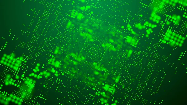 Antecedentes Tecnológicos Abstractos Big Data Fondo Futurista Renderizado —  Fotos de Stock