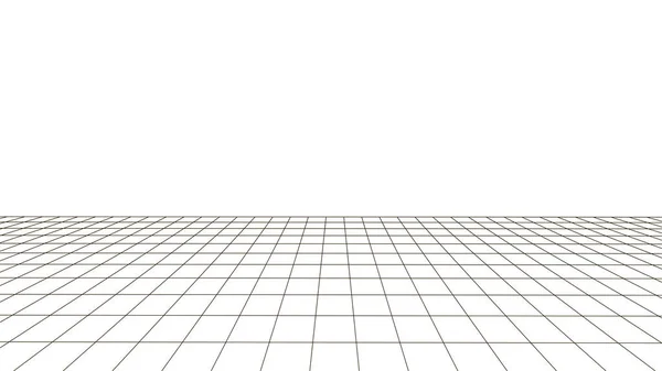 Vector 3D mesh. Background Lines. — Stock Vector