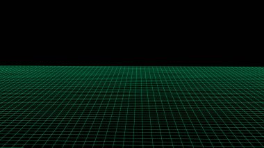 Vektör 3 boyutlu ağ. Arkaplan Satırları