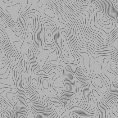 Contour vektör illüstrasyonu. Soyut topografik harita arkaplanı. Coğrafya şeması