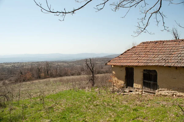 Old traditional Serbian sheep hut