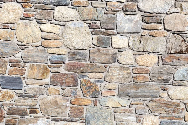 Background from masonry, wall of a house in the mountains