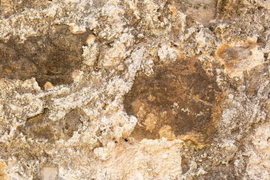 Eski bir evin taş duvar parçasından doğal arka plan