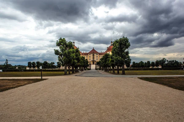 Castelo Caça Dos Eleitores Saxões Casa Wettin Localizado Moritzburg Dresden — Fotografia de Stock