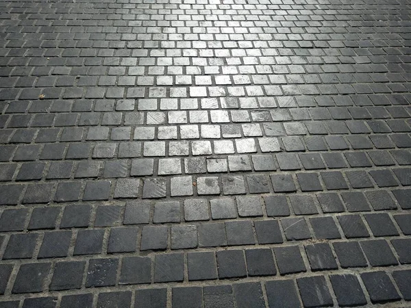 Boş Taş Asfalt Yaya Yolu