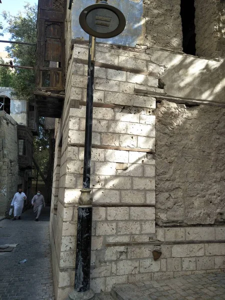 Eski bir köyün Eski Sokak Işığı