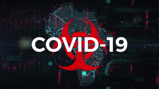 Covid 19 Utbrott Världskarta Corona Virus — Stockvideo