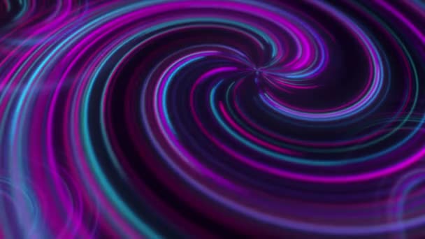 Animated background in the form of the galaxy emitting the pulses. — Stock Video