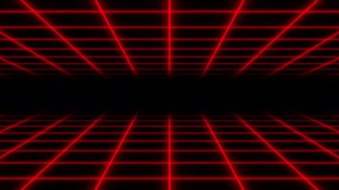 1980 'lerin buhar dalgası tarzı neon ızgarası üzerinde çalışan (elektriklendirilmiş alan)).