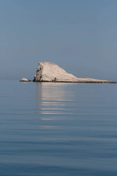 white rock in the Aegean Sea