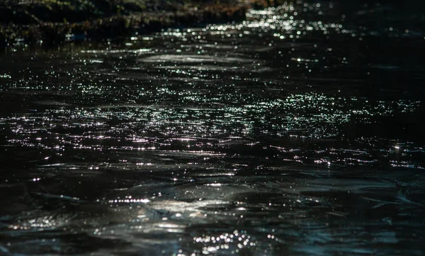 Glare Water Dark — Stock Photo, Image