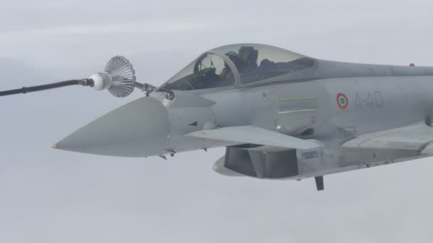 Πολεμικά αεροσκάφη Air to Air Refueling — Αρχείο Βίντεο