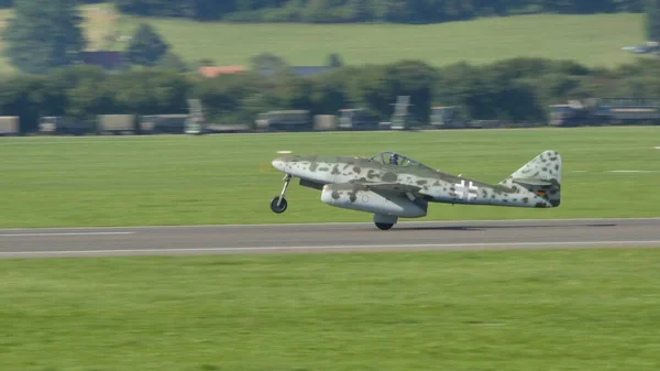 Messerschmitt Me 262 Schwalbe Andra världskriget Tyska Nazist Jet Combat Flygplan — Stockfoto