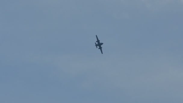 Messerschmitt Me 262 Schwalbe Seconde Guerre mondiale Avion de combat à réaction naziste allemand 4K — Video