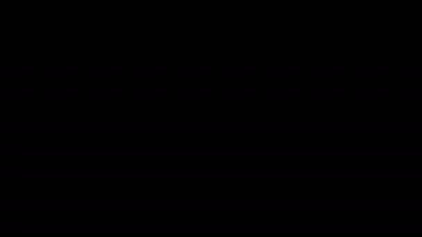 戦場の上空に白いパラシュートを持つ軍事パルチザン — ストック動画
