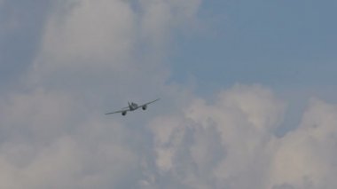 Messerschmitt Me 262 Schwalbe II. Dünya Savaşı Alman Nazist savaş uçağı 4K