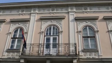 Belgrad Şehir Merkezi Alışveriş Yolunda Turistler
