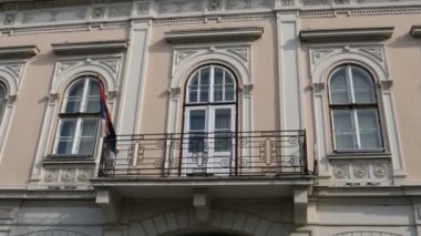 Belgrad Şehir Merkezi Alışveriş Yolunda Turistler