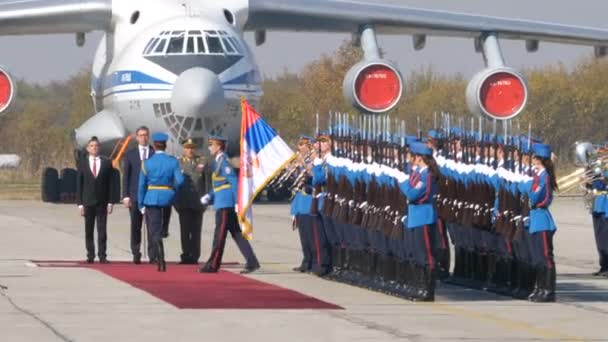 세르비아의 부치크 공화국 at Military Cerimony and Parade Sloboda — 비디오