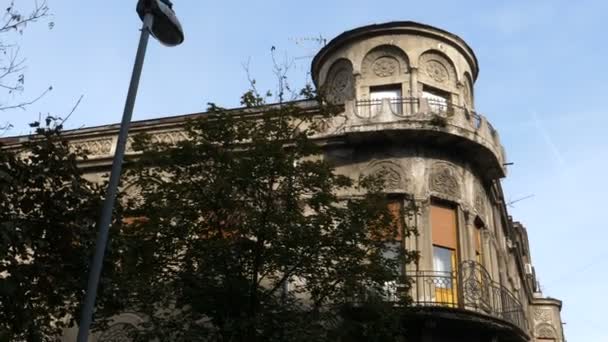 Mihailo Durica, House of Mihailo Duric, in Beograd Stari Grad,ベオグラード — ストック動画