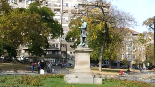Studentski Park, Academic Park, in Studentski Trg, Studentski Trg, Studentski Square, Белград — стокове відео