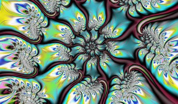 bir spiral şeklinde Fraktallar ile arka plan