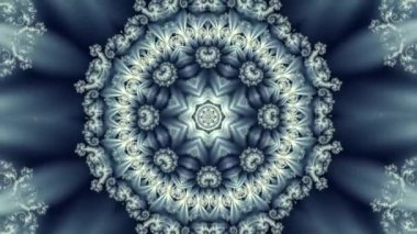  Kar tanelerinin kaleydoskopik dönüşümü değişik şekillere ve şekillere dönüşür.