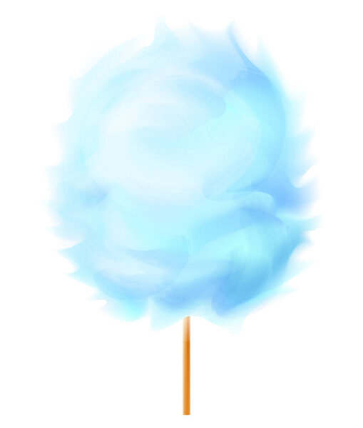 Синий хлопок свечи изолированы на белом 3d изолированы на белом фоне
