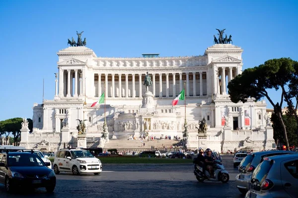 意大利 2018年6月29日 Altare 德拉祖国 Vittoriano 在罗马中部的看法 — 图库照片