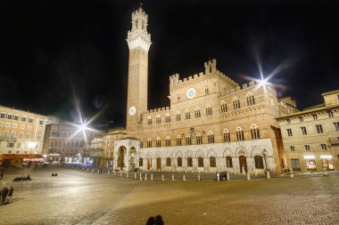 Piazza del campo Siena, İtalya