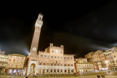 Piazza del campo Siena, İtalya
