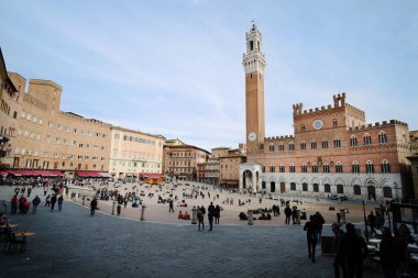 Piazza del campo Siena, İtalya