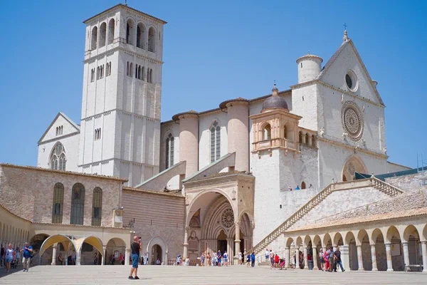 Basílica de San Francesco, Asís, Italia — Foto de Stock