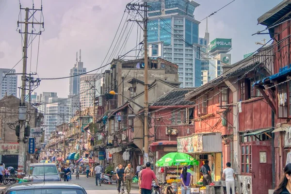 Old district of Shanghai, China — Stock Photo, Image