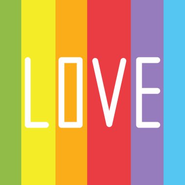 Vektör homofobi.gökkuşağı Lgbt bayrağı karşı Uluslararası Gün için bir yazıt aşk gökkuşağı spektrum pride.card ile bir illüstrasyon