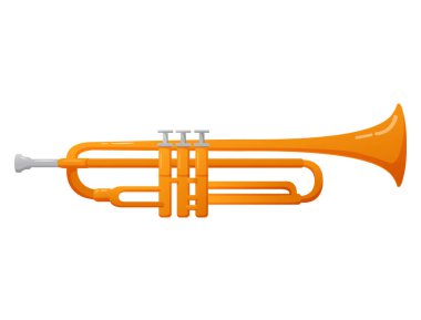Trompet rüzgarı müzik enstrümanı. Klasik müzik ve caz kavramı..