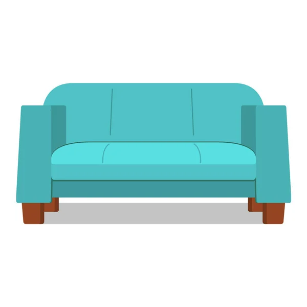 Home furniture for the living room sofa. — Stock Vector