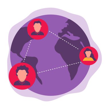 Video konferansı. Online toplantı. İnternet konferansı. Uzak çalışma.