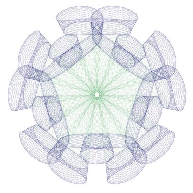 filigran, Guillochlu tasarım için arka plan sertifika, diploma.