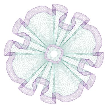 filigran, Guillochlu tasarım için arka plan sertifika, diploma,