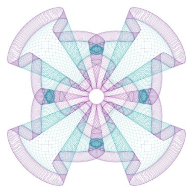 filigran, Guillochlu tasarım için arka plan sertifika, diploma,
