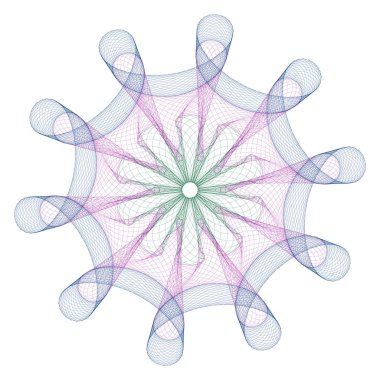 filigran, Guillochlu tasarım için arka plan sertifika, diploma,