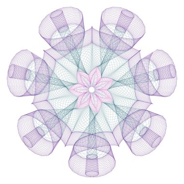 filigran, Guillochlu tasarım için arka plan sertifika, diploma,