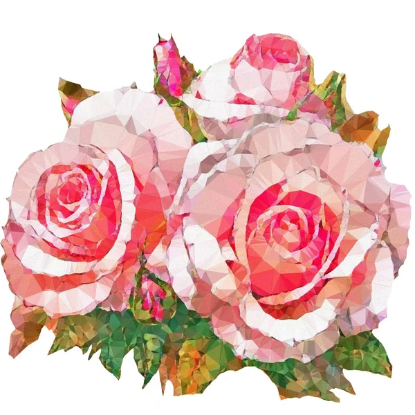 Uitnodiging Ontwerp Met Boeket Van Bloemen Florale Composities Geïsoleerd Witte — Stockfoto