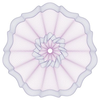 Filigran arka plan, sertifika için güvenlik guilloche tasarım, diploma, not,