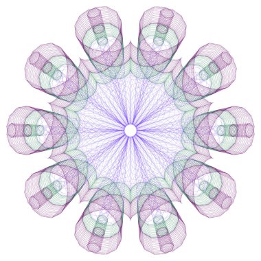 Filigran arka plan, sertifika için güvenlik guilloche tasarım, diploma, not,