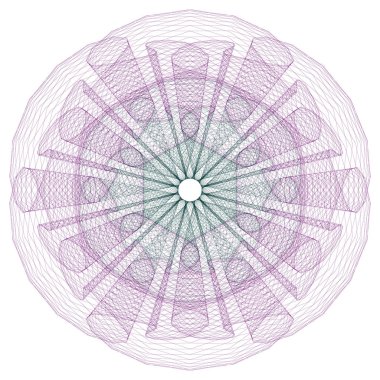 Filigran arka plan, sertifika için güvenlik guilloche tasarım, diploma, not,