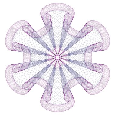 Filigran arka plan, sertifika için güvenlik guilloche tasarım, diploma, not,