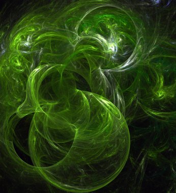 siyah arka plan üzerinde soyut renk fraktal patlama,